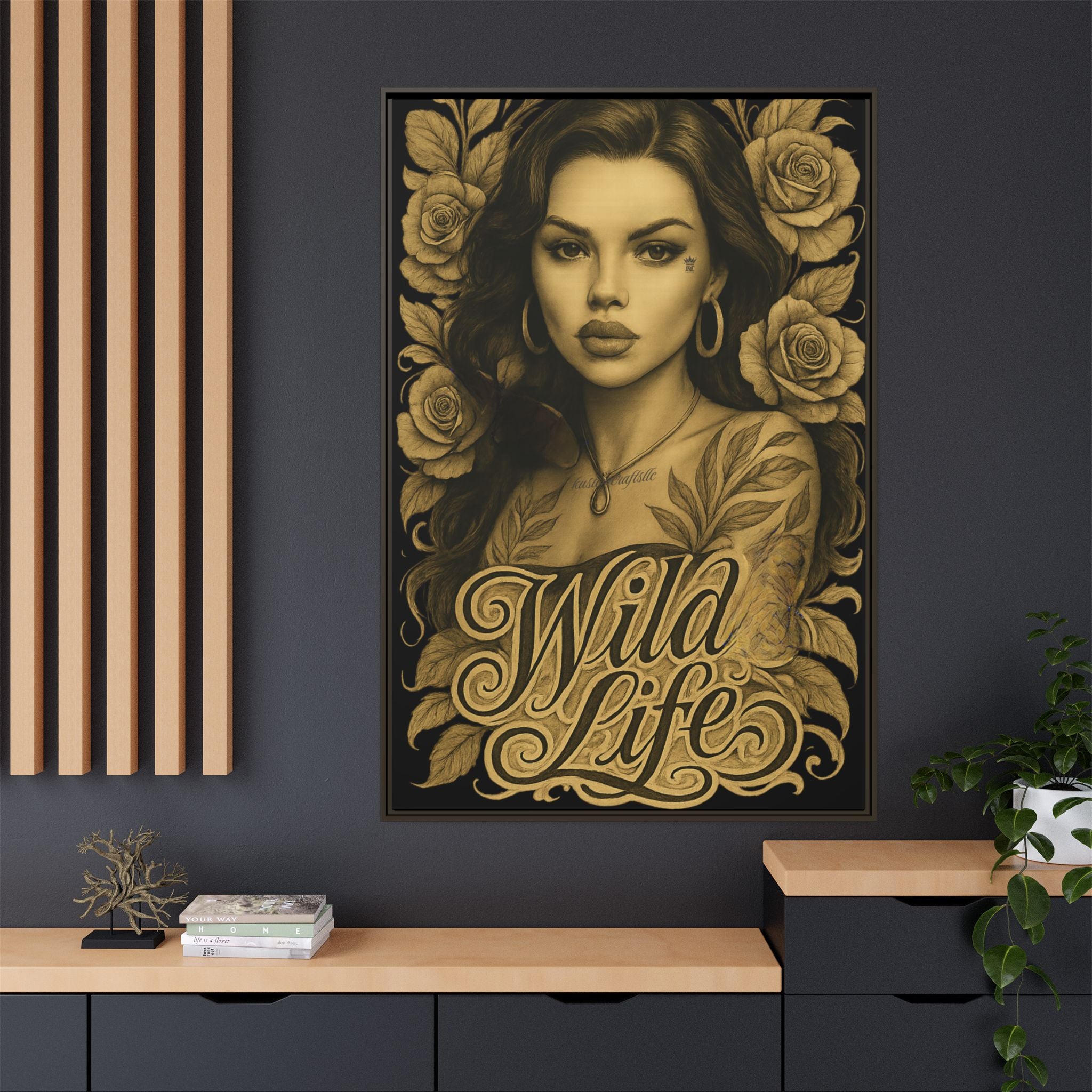 Wild Life — Framed Canvas