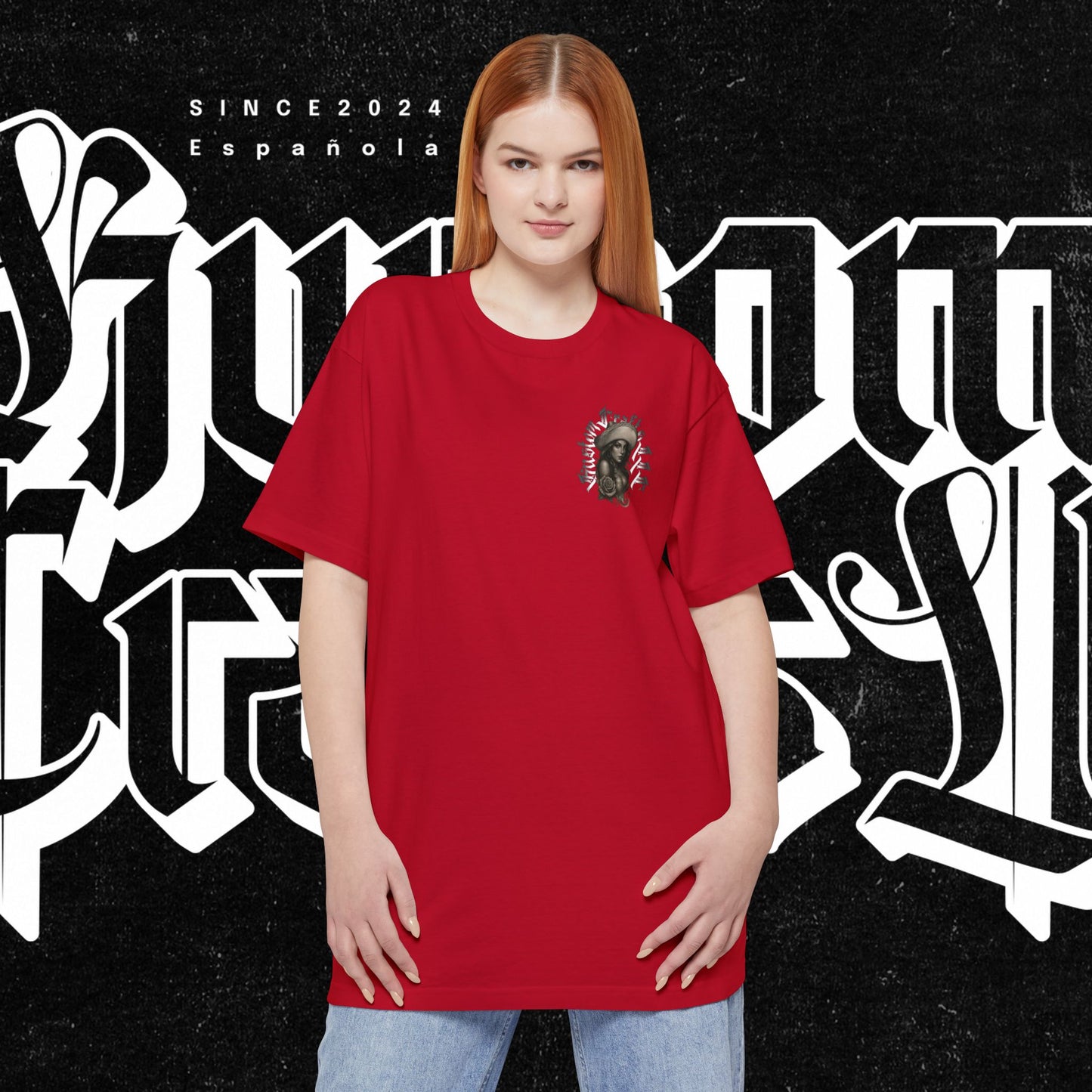TALL-T Senora Street Art Unisex TALL T-Shirt, Graphic Tee for Urban Style, Casual Wear, Gift for Art Lovers, Birthday, Streetwear
