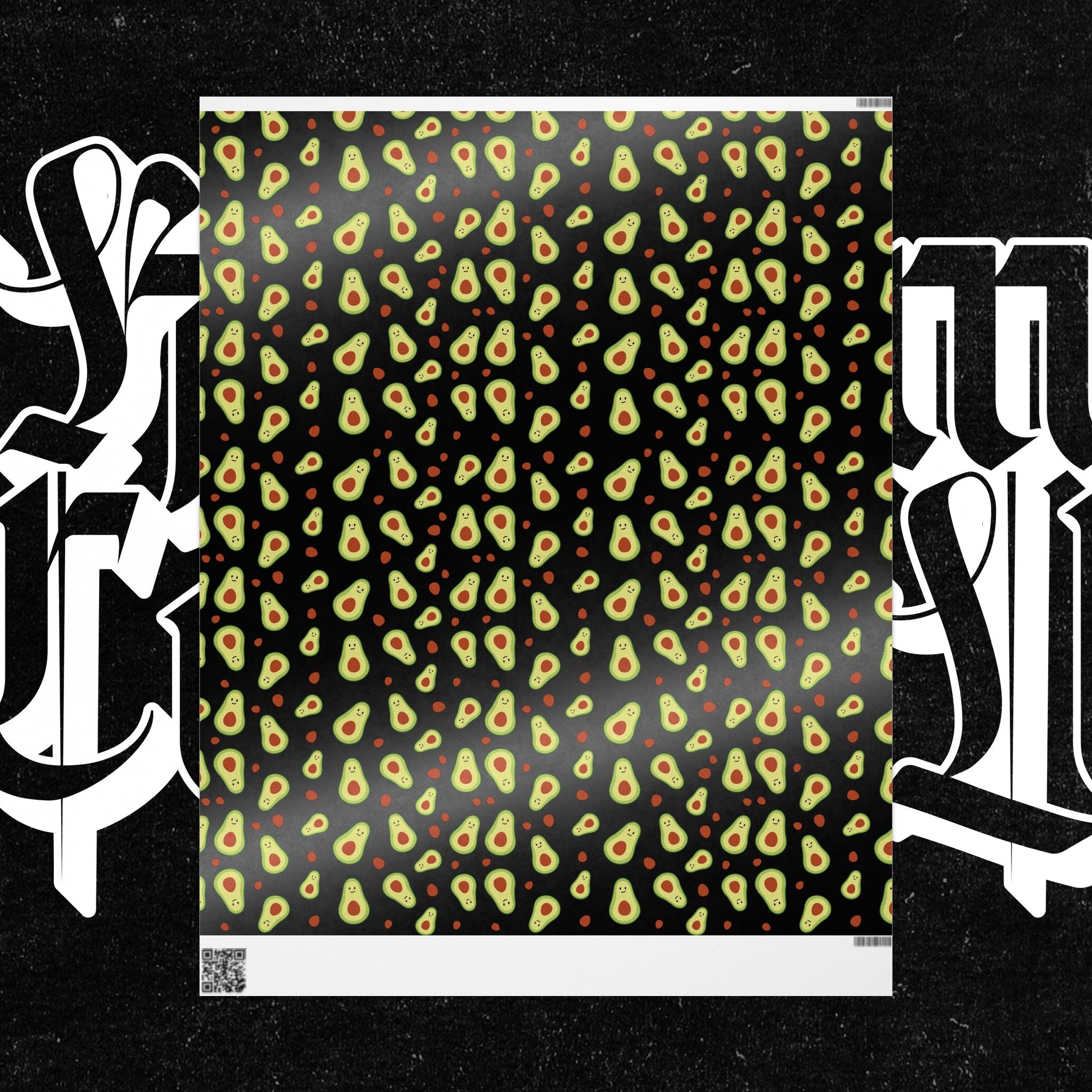 Avocado Print Wrapping Paper