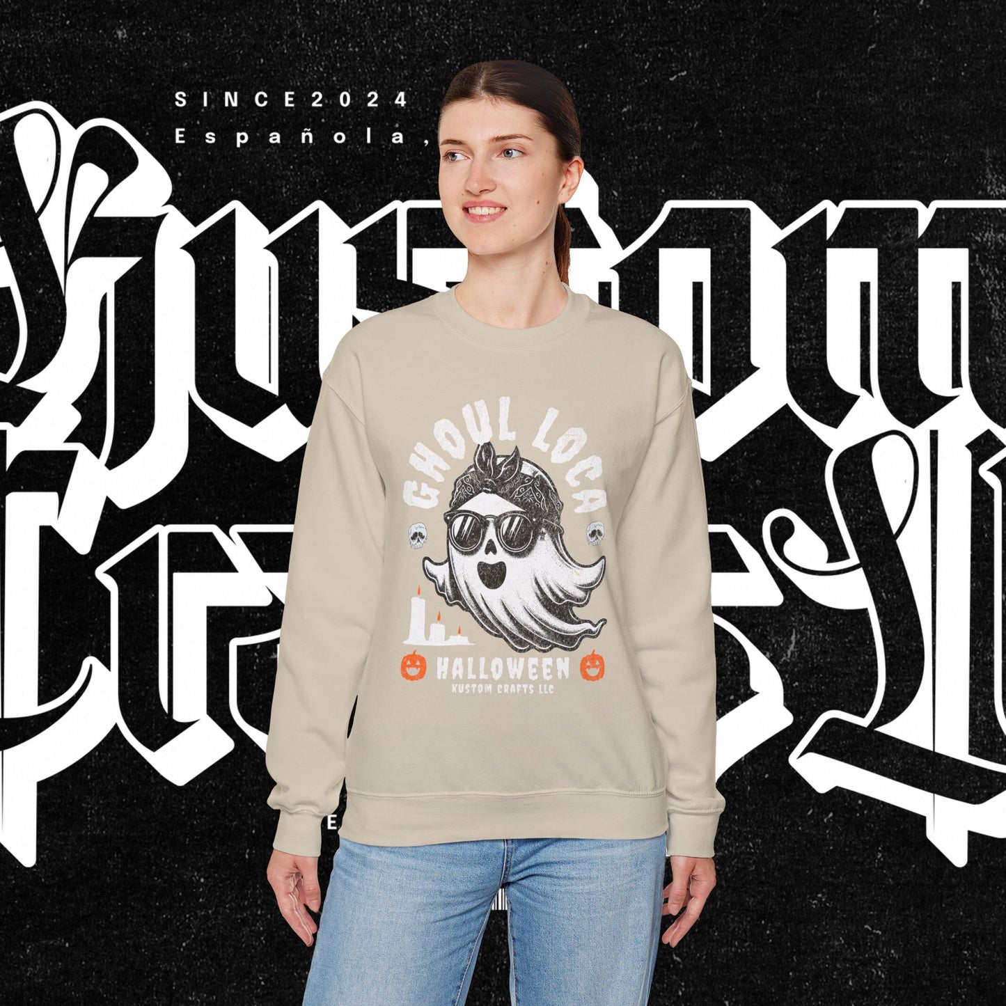 Ghoul Loca Halloween Sweatshirt, Cozy Unisex Crewneck for Fall Celebrations, Perfect for Halloween Parties, Ghost Lover Gift, Festival [...]