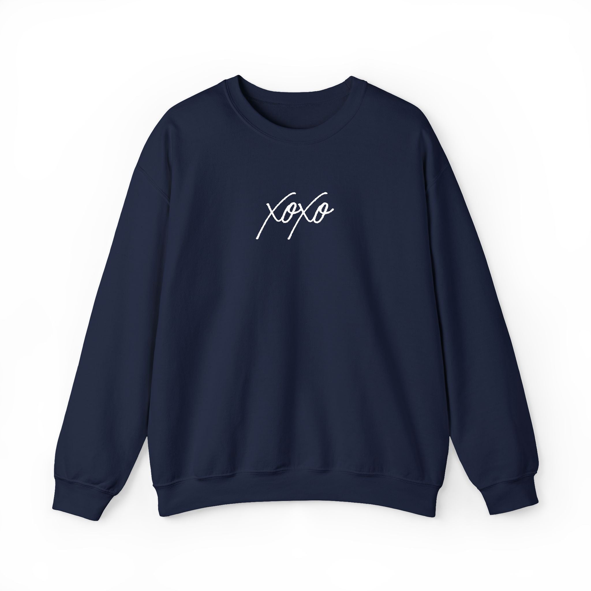 XOXO Embroidery Script Sweatshirt