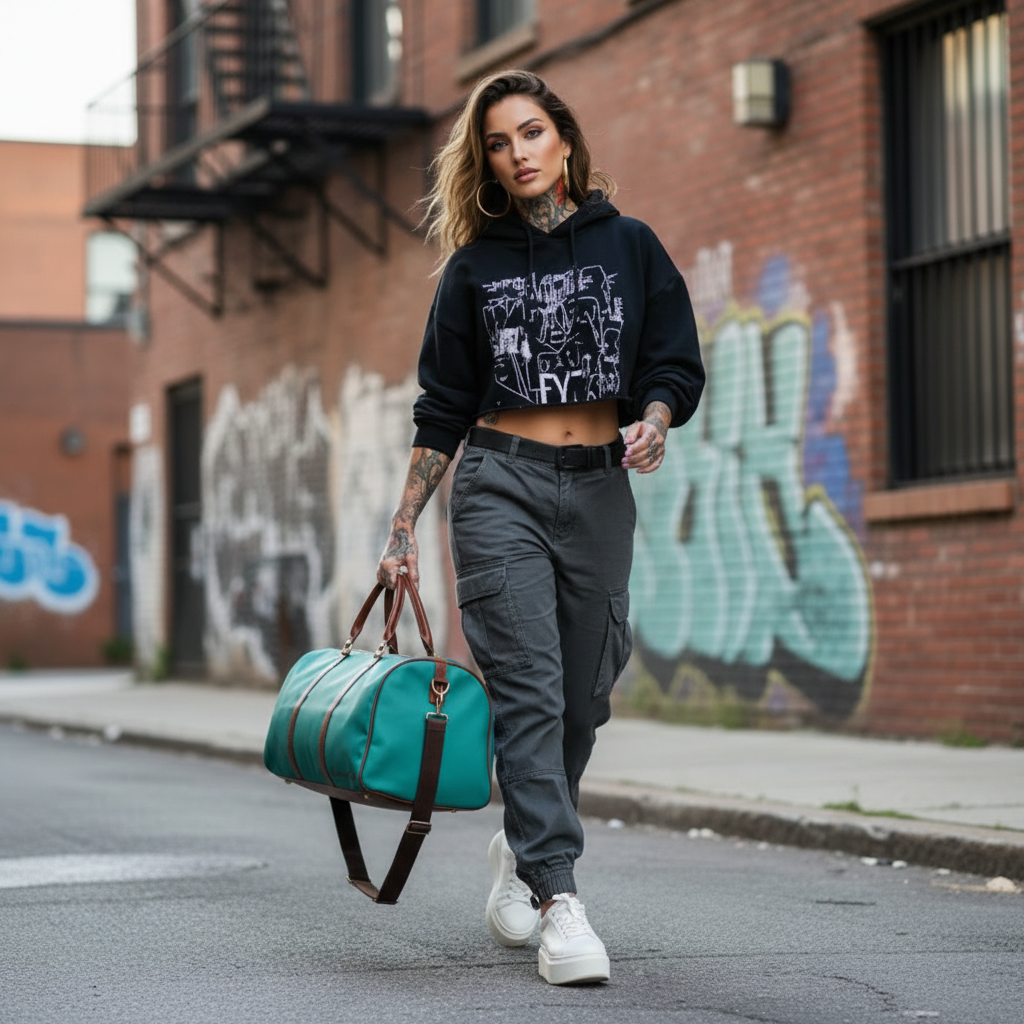 Turquoise Waterproof Travel Bag