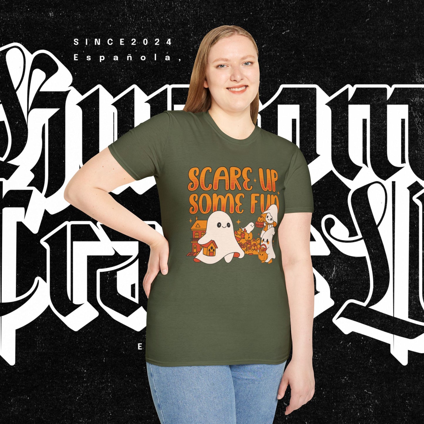 Ghost T-Shirt - Scare Up Some Fun Cute Ghost Design