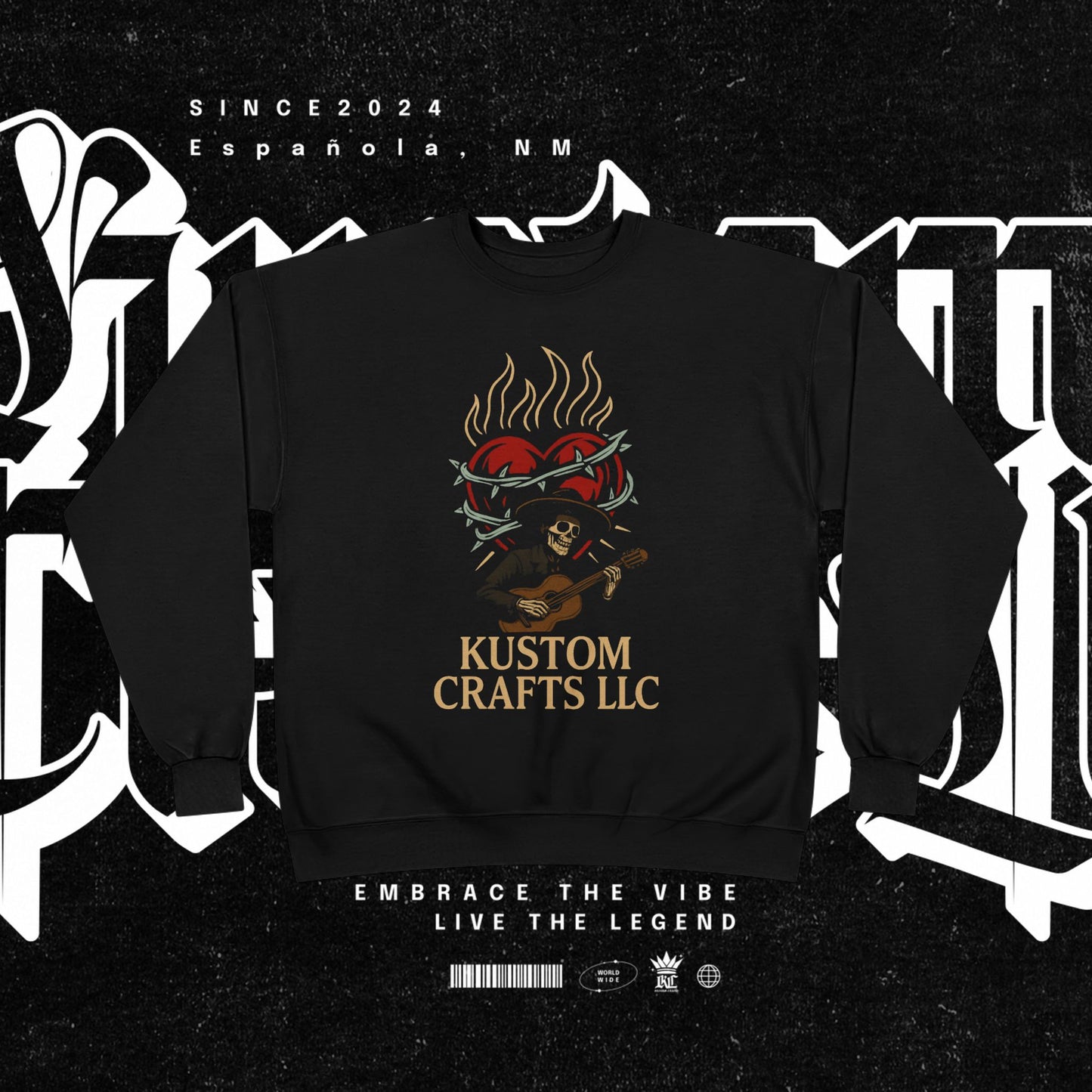 Corazón del Fuego Heart of Fire Sweatshirt