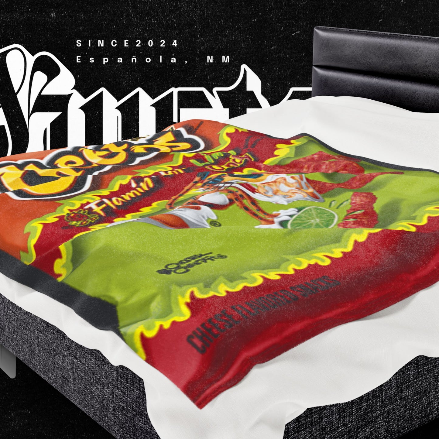 Cozy Flammin Hot Cheetos Velveteen Plush Blanket for Relaxation, Flamin' Hot Cheetos Inspired Gift for Snack Lovers, Soft Decorative Throw, Perfect for [...]