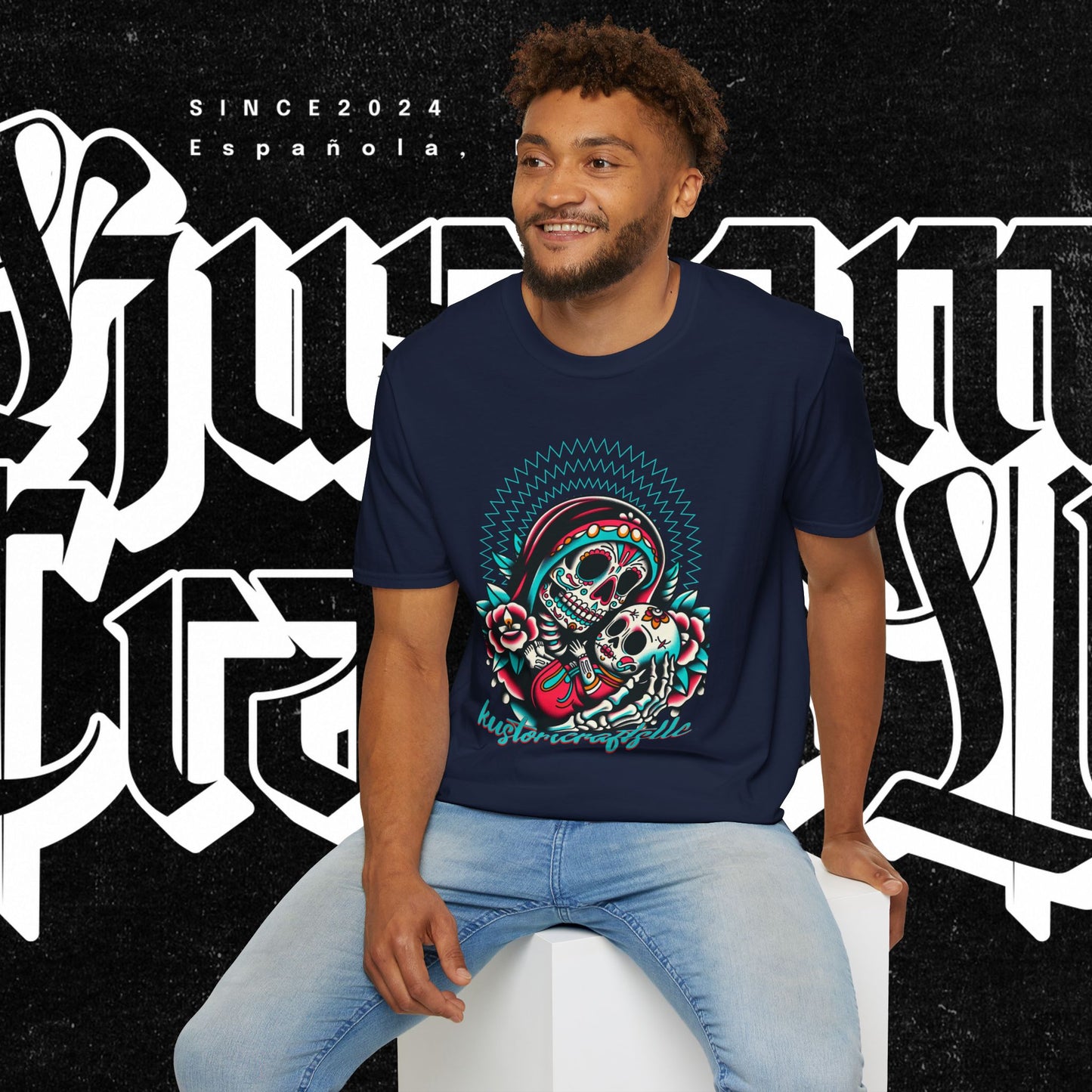 La Madre Day of the Dead Skull T-Shirt, Graphic Tee, Unisex Shirt, Halloween Costume, Gift for Her, Trendy Graphic Apparel