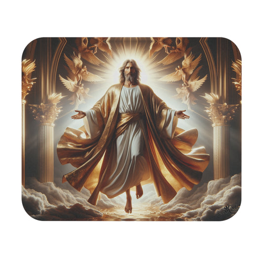 Heavenly Inspired Mouse Pad, Christian Gift, Office Desk Décor, Religious Art, Spiritual Workspace