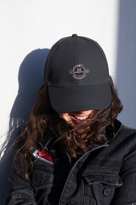 Embroidered Death and Rebirth Cap