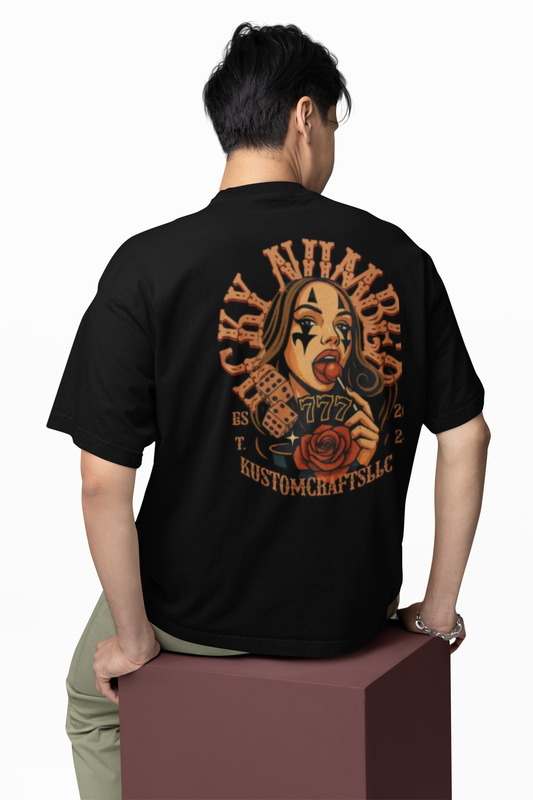 Lucky Number 7 | Vintage Tattoo Art T-Shirt | Perfect for Festivals, Gifts, Casual Wear, Streetwear, Comfortable Style