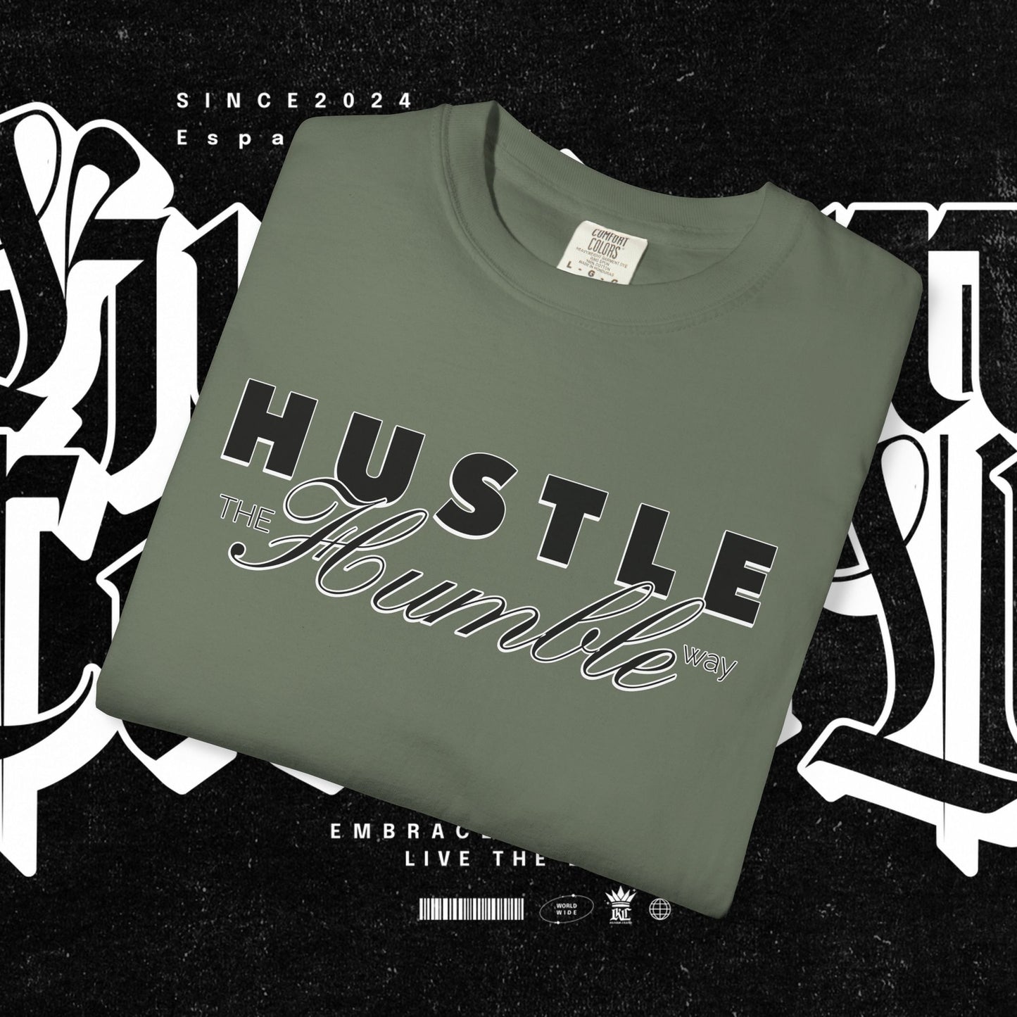 Hustle the Humble Way Unisex T-Shirt, Motivational Tee, Hustler Shirt Men Women, Inspirational Apparel, Positive Vibes Top