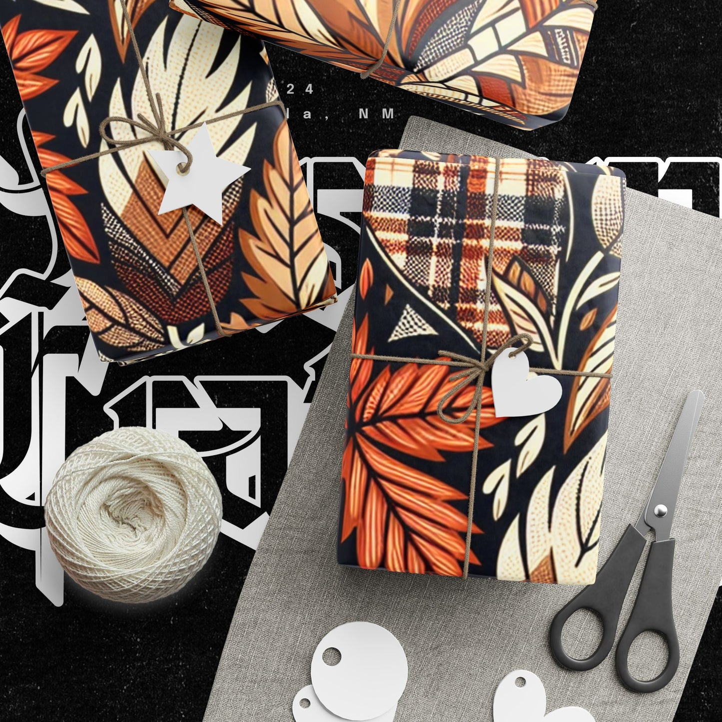 Wrapping Paper - Festive Holiday Gift Wrap