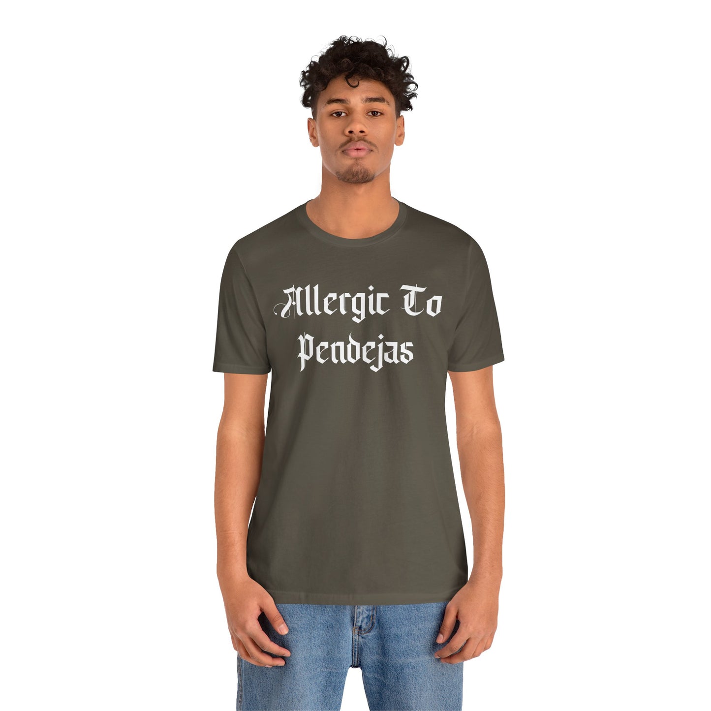 Allergic to Pendejas Unisex Tee, Funny Graphic T-Shirt, Casual Wear, Gift for Friends, Summer Fashion, Trendy Style