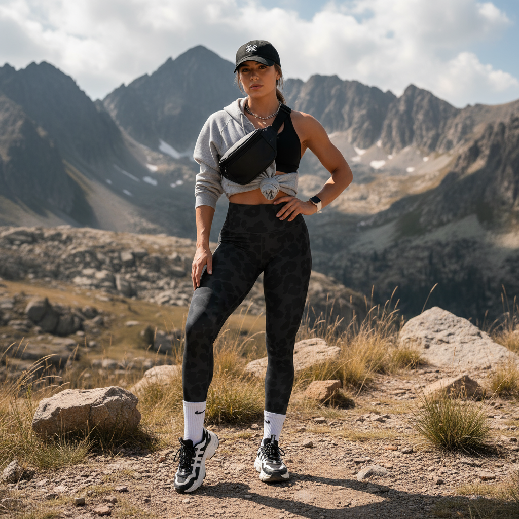 Black Cheetah - High Waisted Yoga Leggings