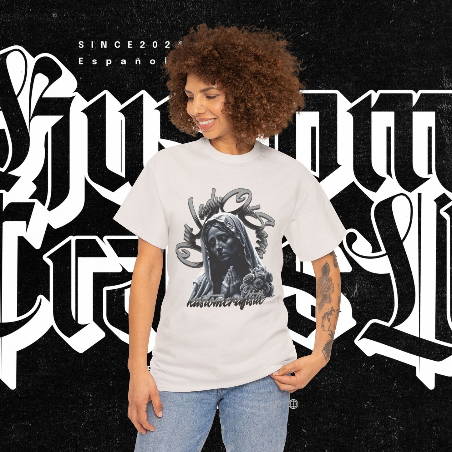 Our Lady Of Sorrow Unisex Heavy Cotton Tee with Unique Artistic Design, Vintage Style T-Shirt, Casual Everyday Wear, Graphic Tee for Men and Women, Gift [...]