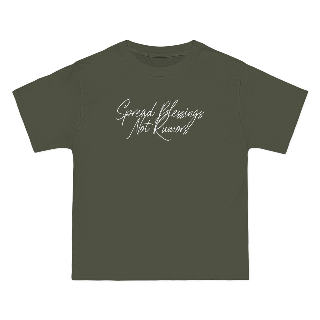 Spread Blessings Not Rumors - Script Tee