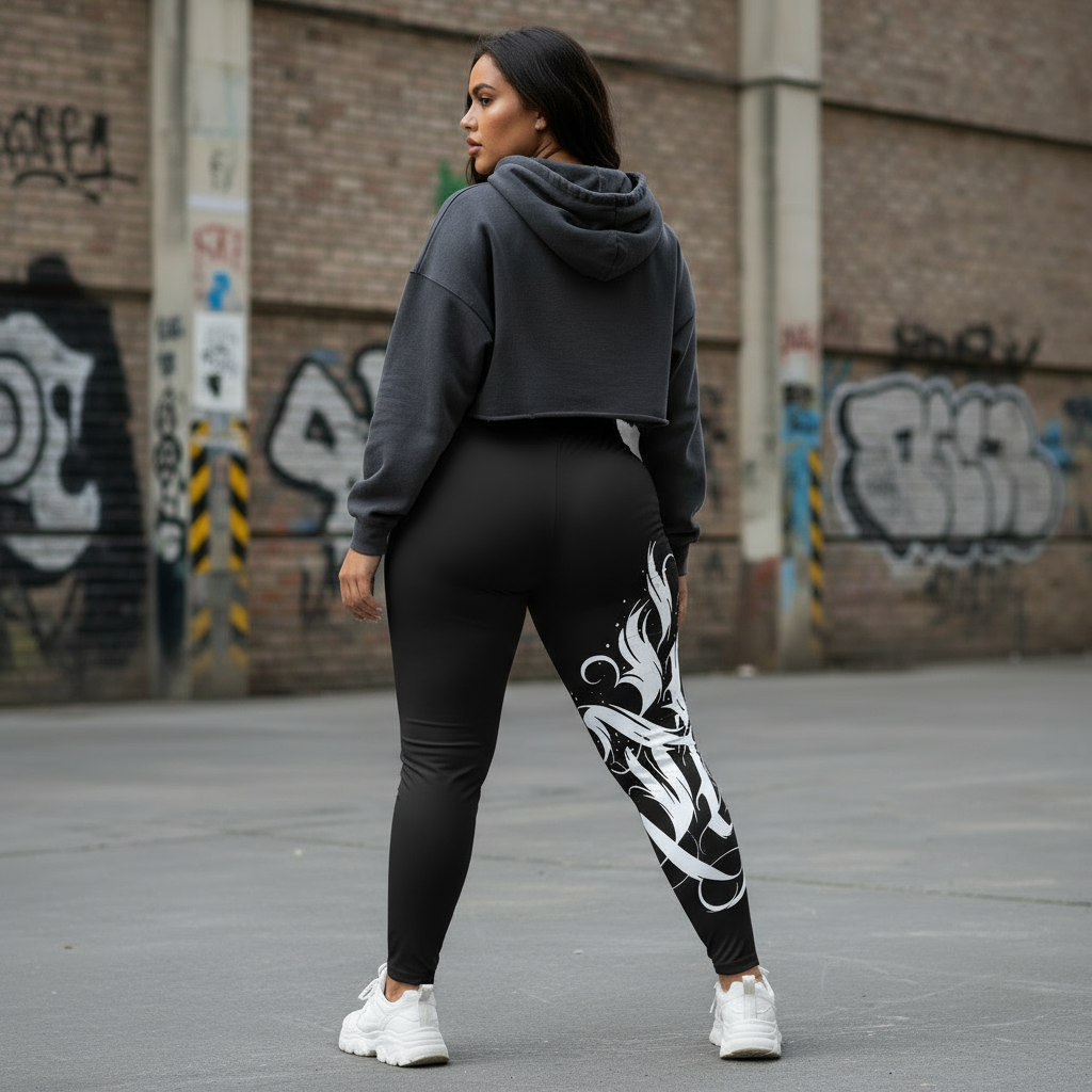 "Love Life" Plus Size Leggings