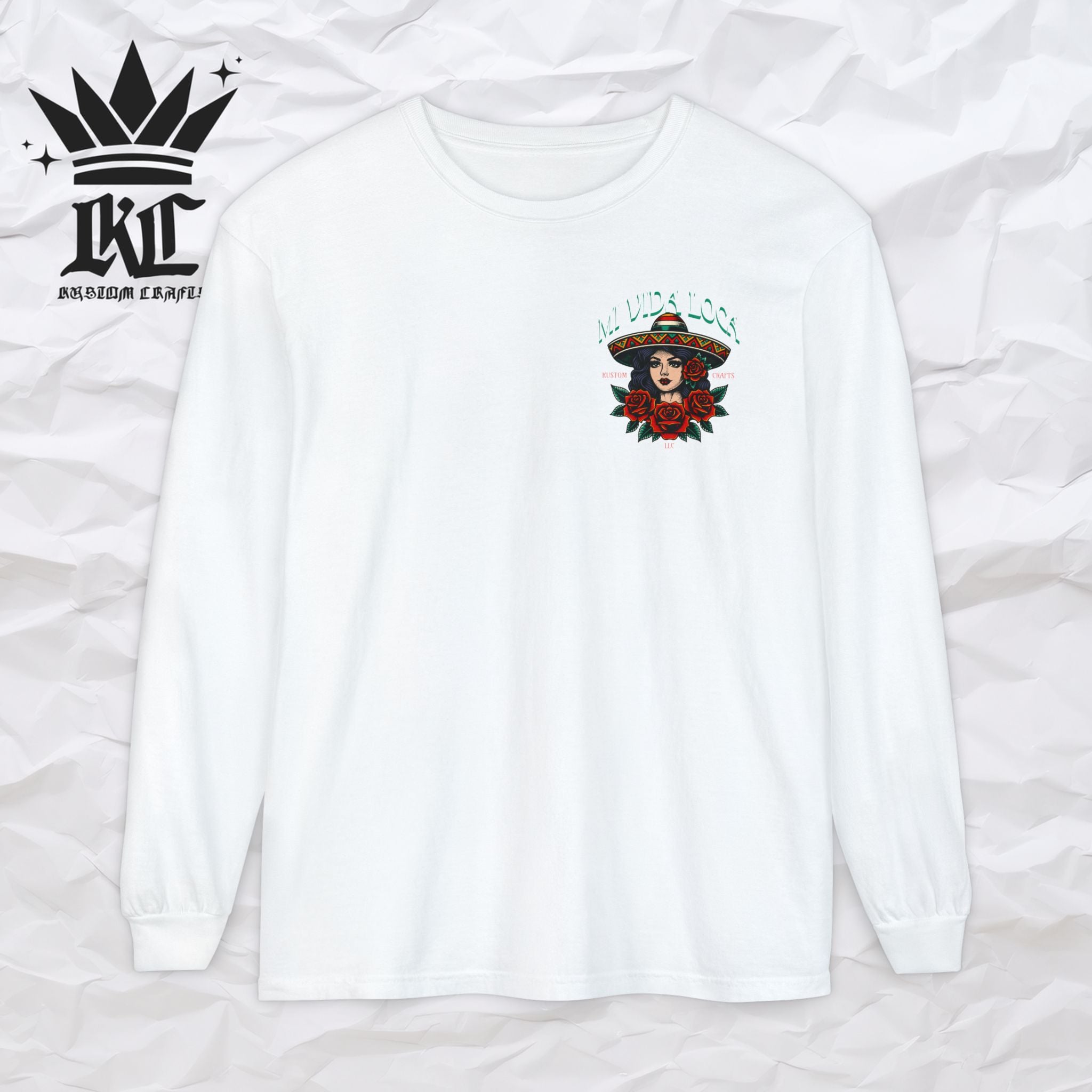 Mi Vida Loca - Long Sleeve T-Shirt (BACK PRINT)