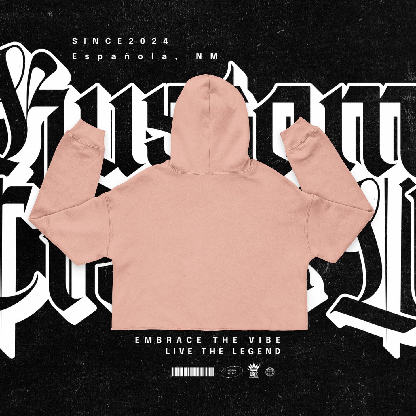 Urban Legend Cropped Hoodie | Embrace the Vibe, Women's Fashion, Streetwear, Casual Wear, Gift for Her, Fall Style