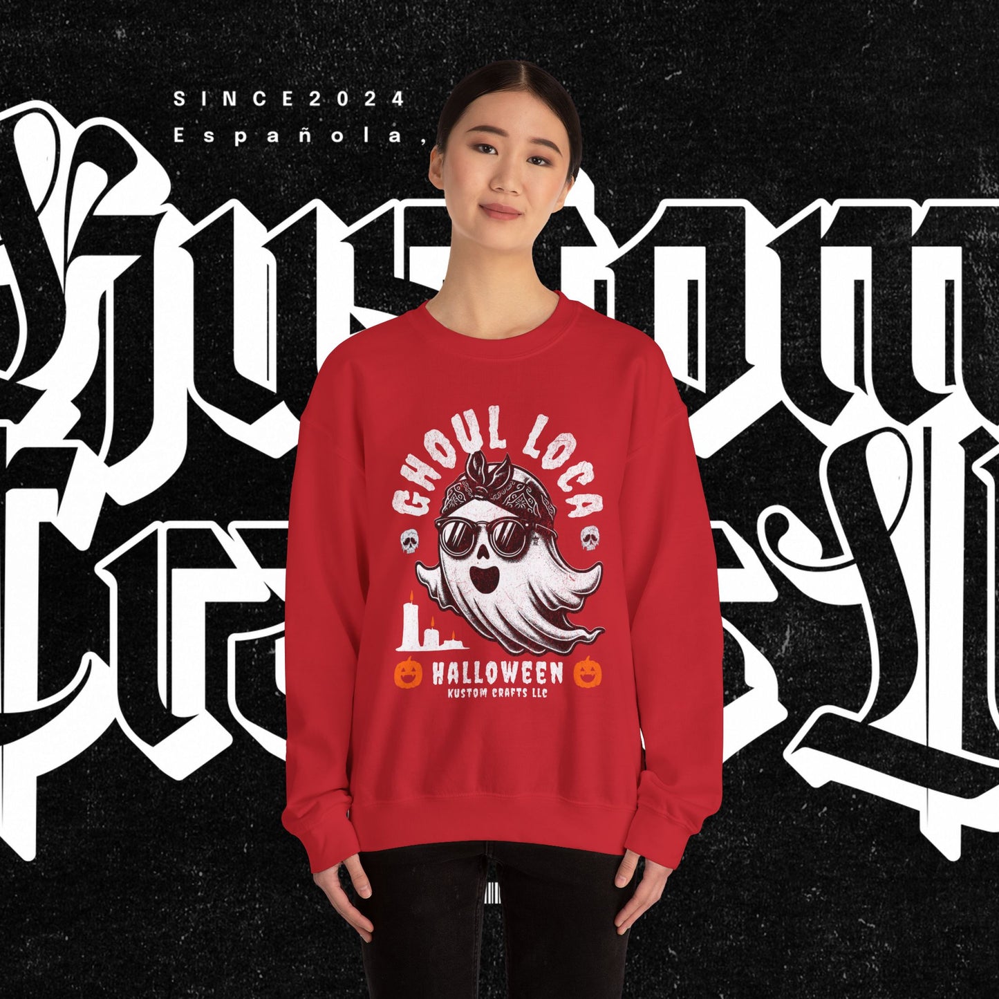 Ghoul Loca Halloween Sweatshirt, Cozy Unisex Crewneck for Fall Celebrations, Perfect for Halloween Parties, Ghost Lover Gift, Festival [...]
