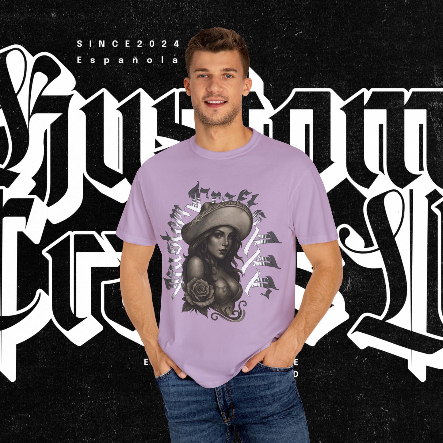 Senora Street T-shirt, Unisex Tee, Custom Graphic Shirt, Distressed Vintage Tee, Hipster Fashion Top