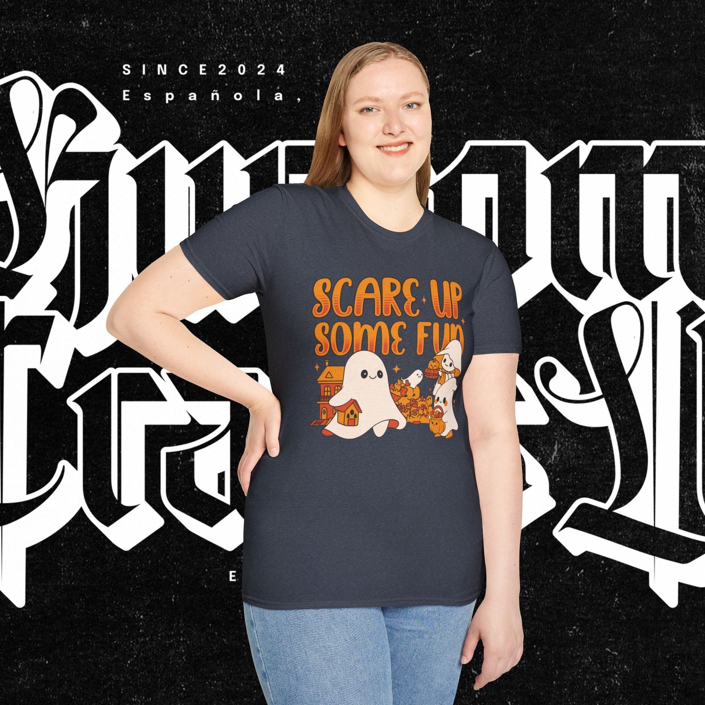 Ghost T-Shirt - Scare Up Some Fun Cute Ghost Design