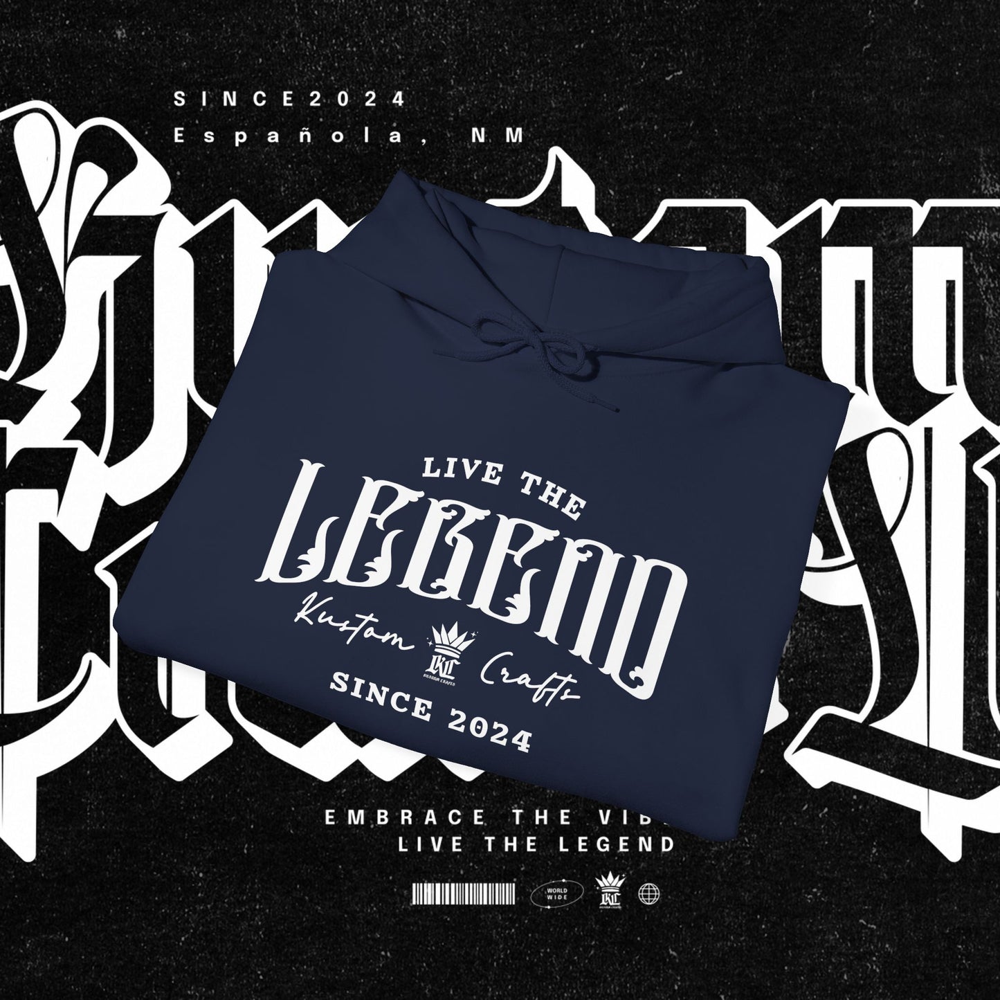 Live the Legend | Cozy Unisex Hoodie for Any Occasion, Gift for Friends, Streetwear Style