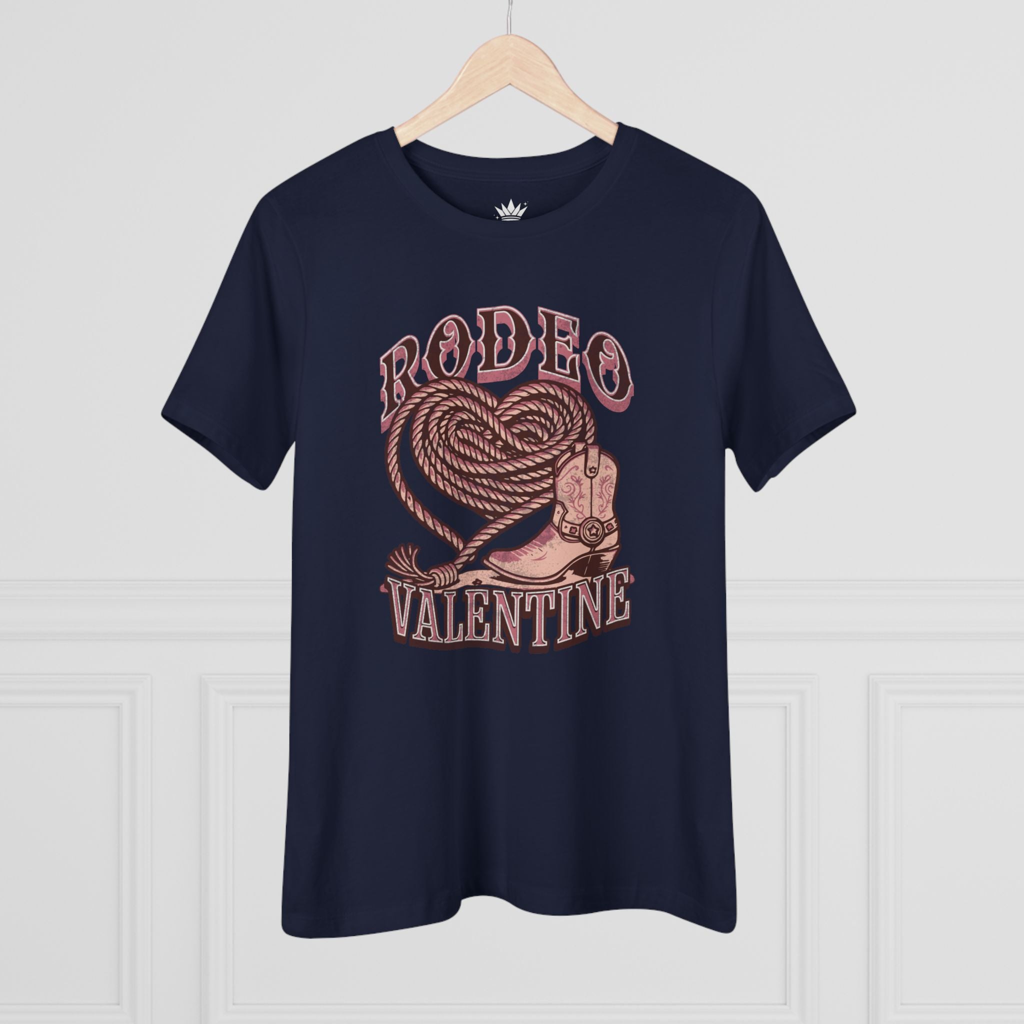 Rodeo Valentine Tee — Women's Cotton T-Shirt