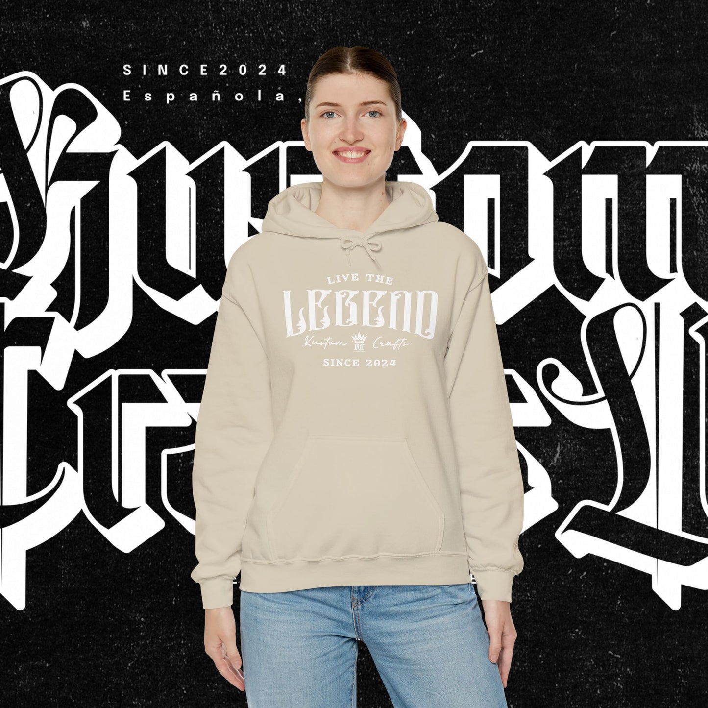 Live the Legend | Cozy Unisex Hoodie for Any Occasion, Gift for Friends, Streetwear Style