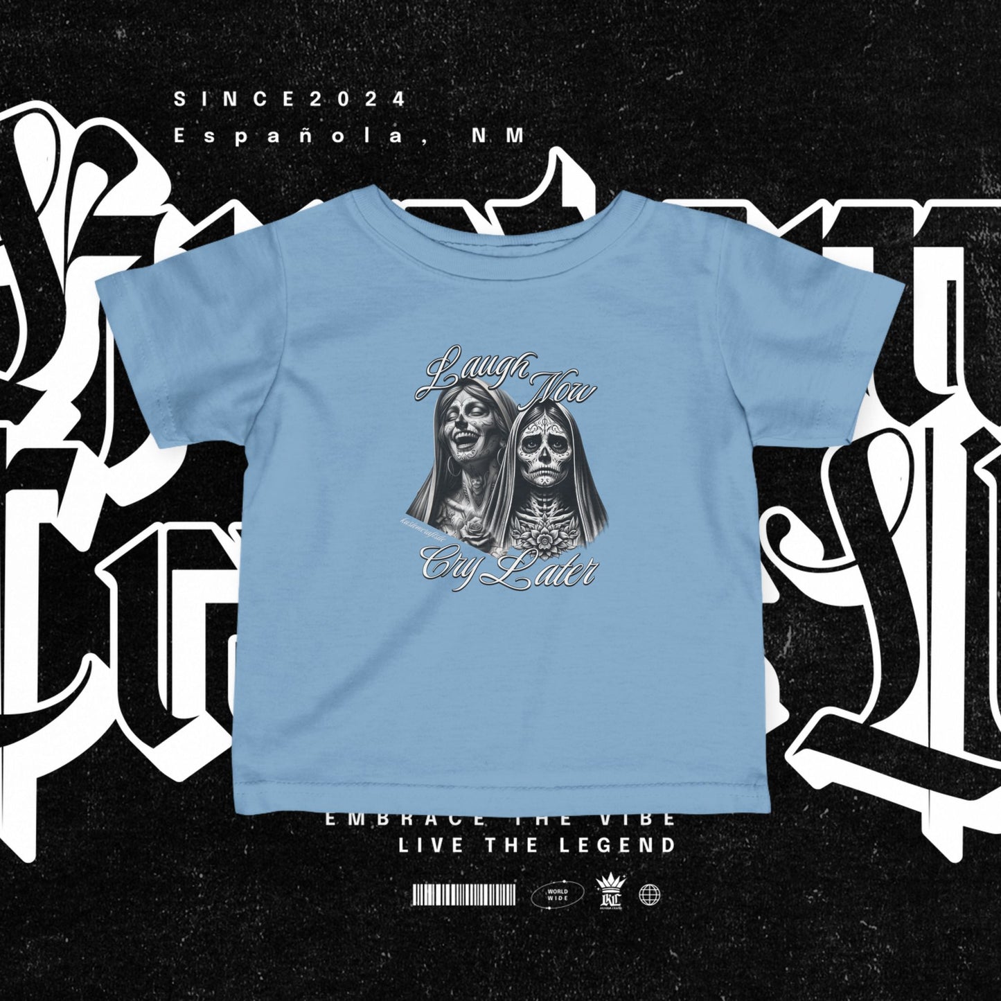 Infant Graphic Tee - Laugh Now Cry Later Design