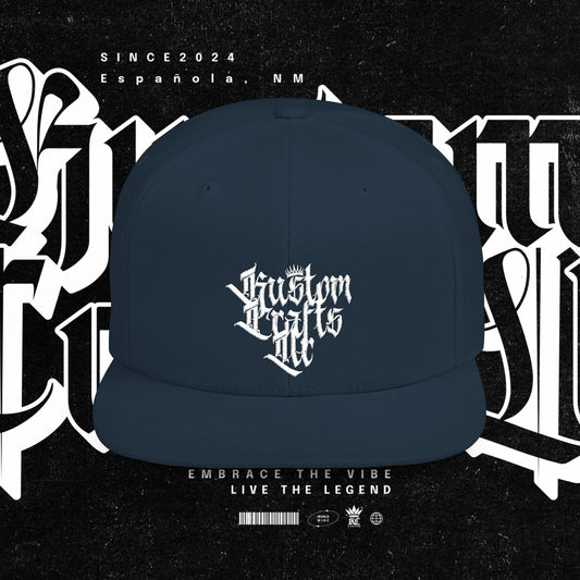 Custom Flat Bill Snapback Hat | Embrace the Vibe, Live the Legend | Perfect for Streetwear, Festivals, Casual Outings, Gifts