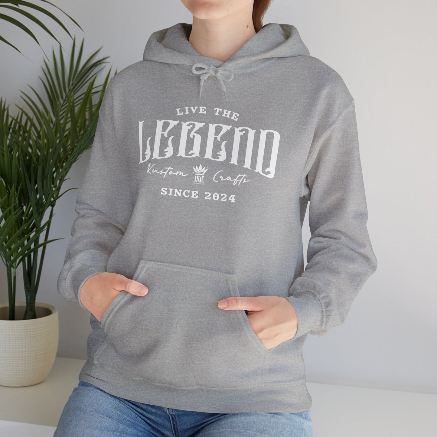 Live the Legend | Cozy Unisex Hoodie for Any Occasion, Gift for Friends, Streetwear Style