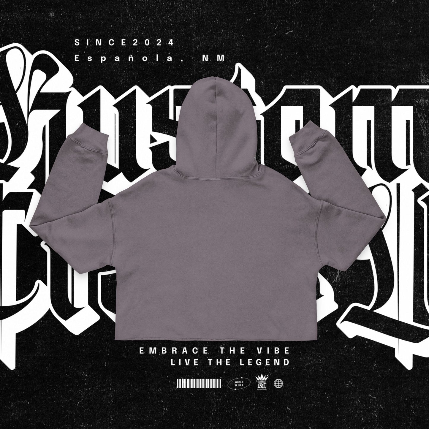 Urban Legend Cropped Hoodie | Embrace the Vibe, Women's Fashion, Streetwear, Casual Wear, Gift for Her, Fall Style