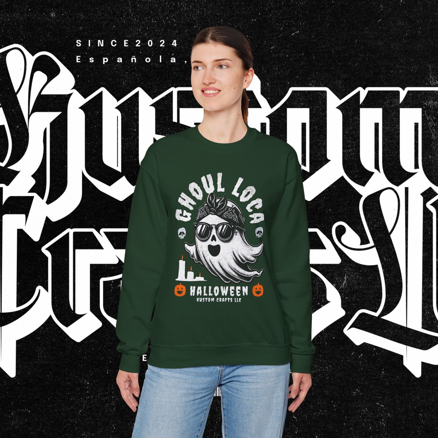 Ghoul Loca Halloween Sweatshirt, Cozy Unisex Crewneck for Fall Celebrations, Perfect for Halloween Parties, Ghost Lover Gift, Festival [...]