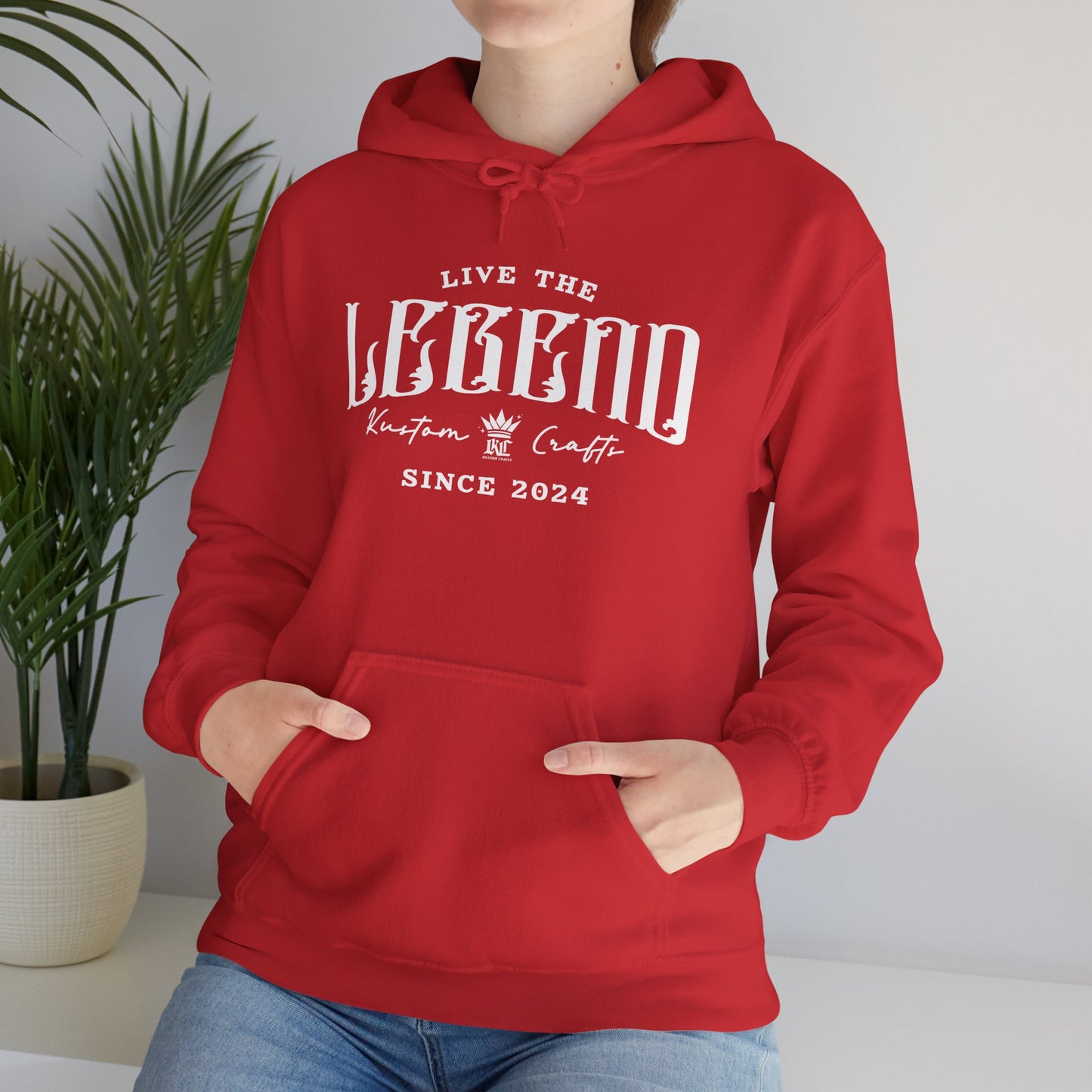 Live the Legend | Cozy Unisex Hoodie for Any Occasion, Gift for Friends, Streetwear Style