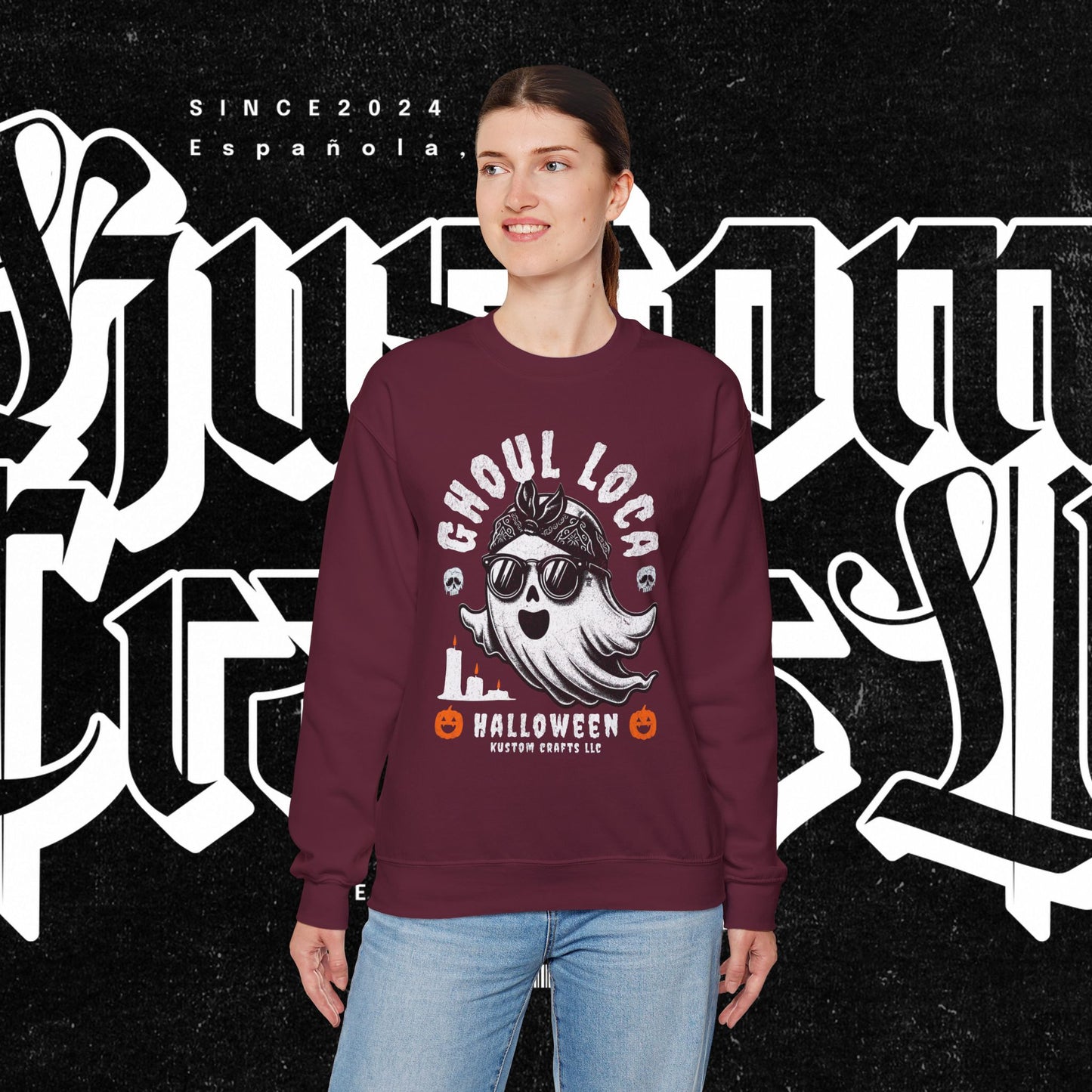 Ghoul Loca Halloween Sweatshirt, Cozy Unisex Crewneck for Fall Celebrations, Perfect for Halloween Parties, Ghost Lover Gift, Festival [...]