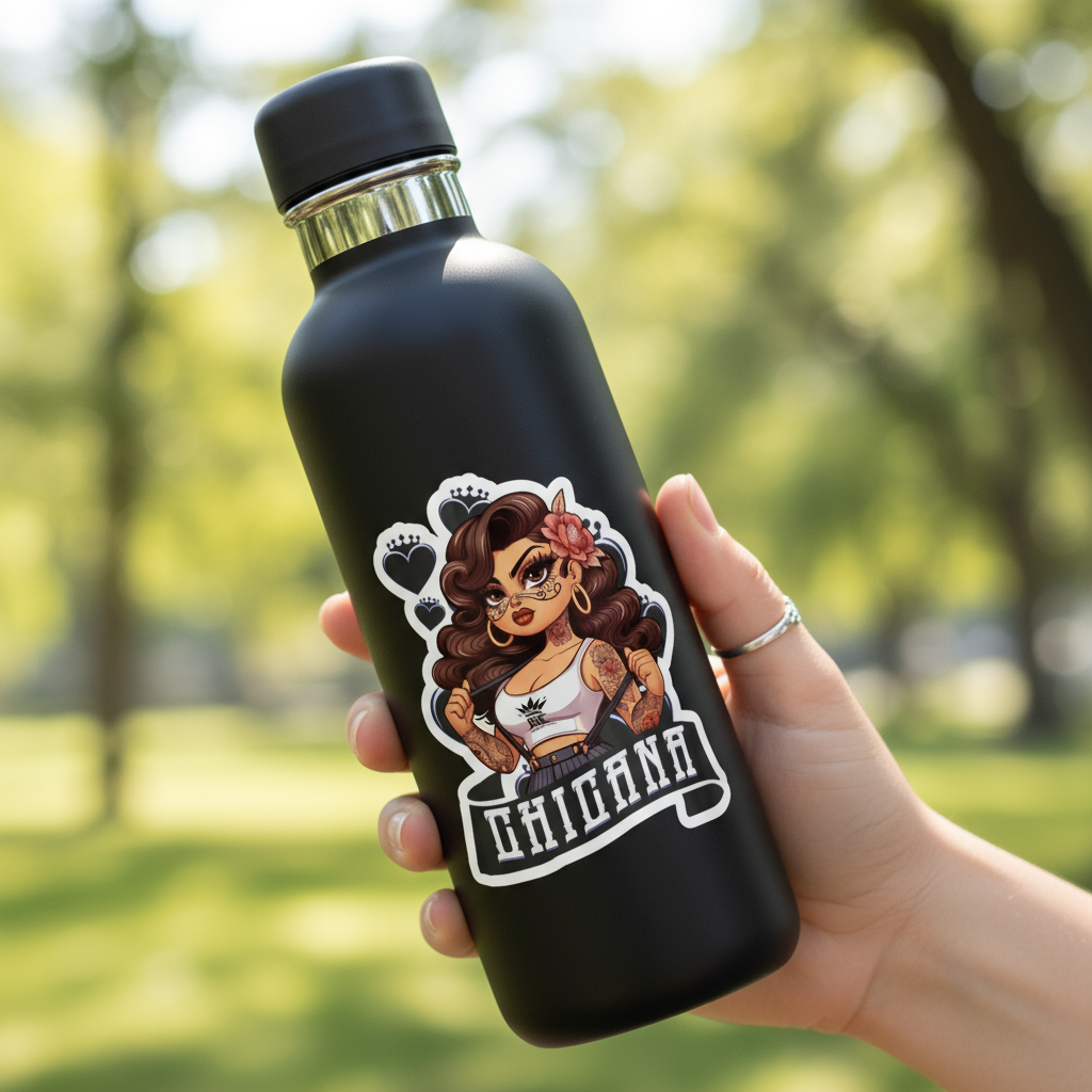 Chicana Kiss-Cut Sticker