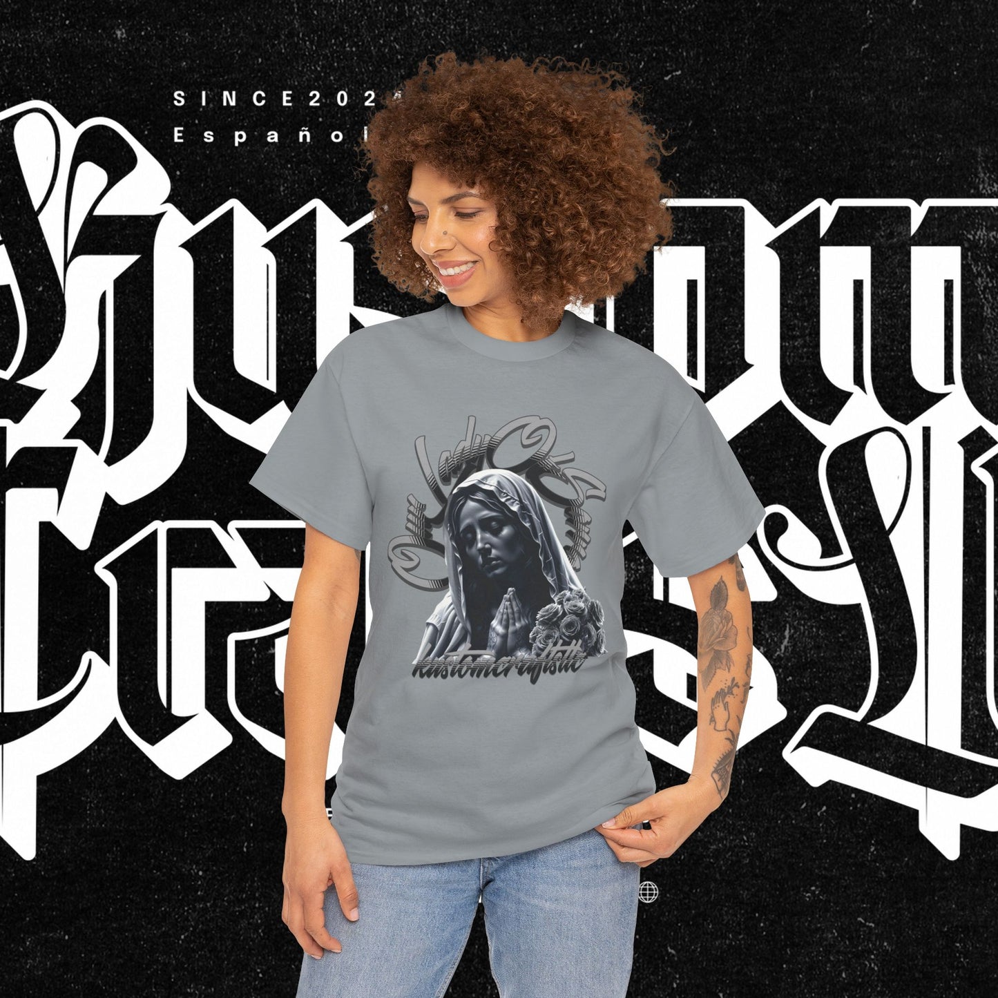 Our Lady Of Sorrow Unisex Heavy Cotton Tee with Unique Artistic Design, Vintage Style T-Shirt, Casual Everyday Wear, Graphic Tee for Men and Women, Gift [...]