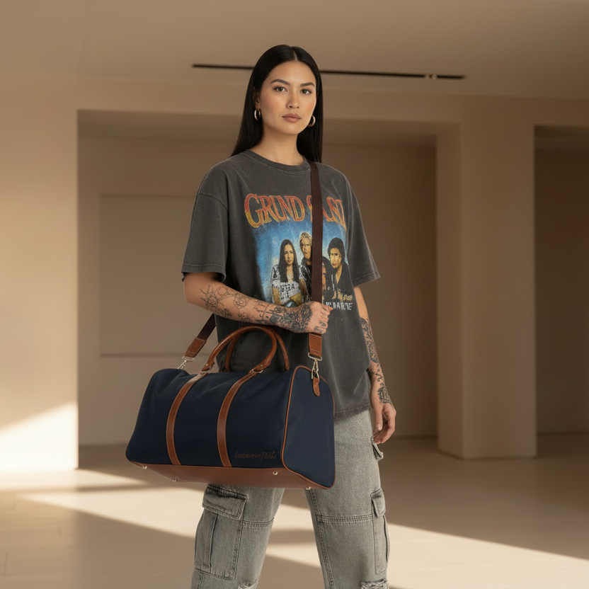 Black Grape Waterproof Travel Bag