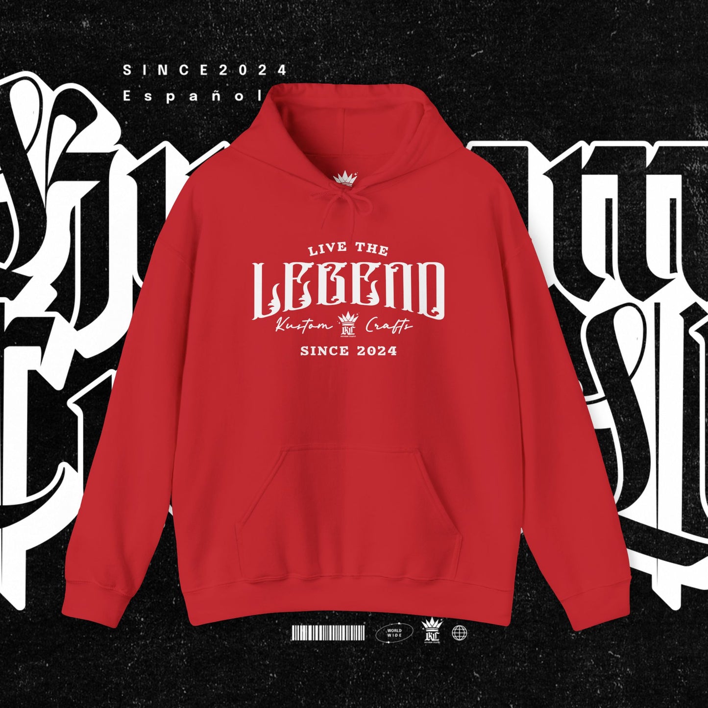 Live the Legend | Cozy Unisex Hoodie for Any Occasion, Gift for Friends, Streetwear Style
