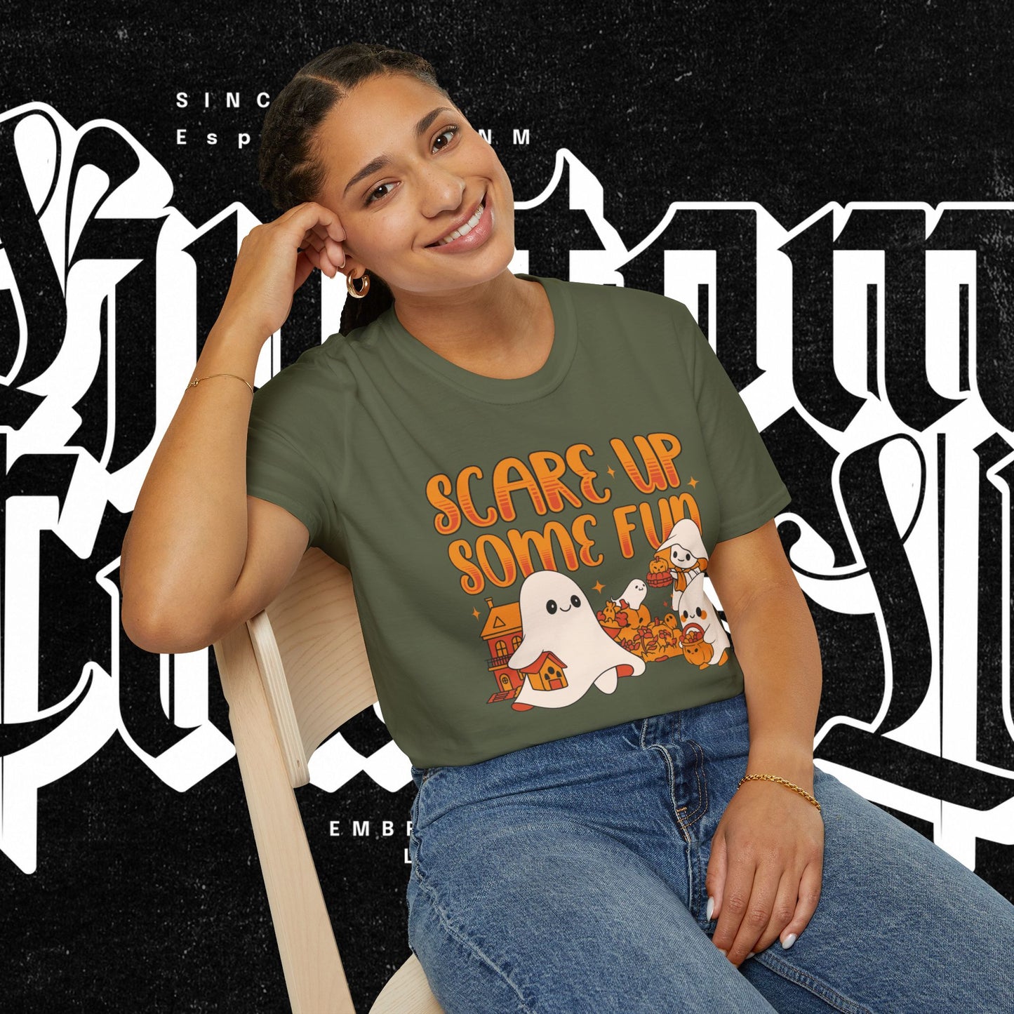 Ghost T-Shirt - Scare Up Some Fun Cute Ghost Design