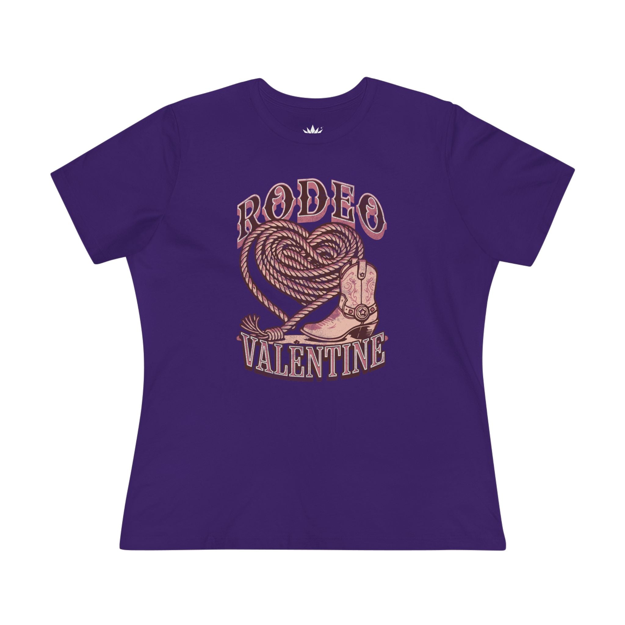Rodeo Valentine Tee — Women's Cotton T-Shirt