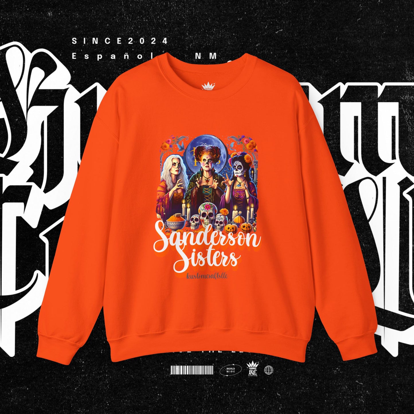 Sanderson Sisters Crewneck Sweatshirt, Halloween Sweatshirt, Casual Fall Fashion, Unisex Sweater, Art Print Sweatshirt