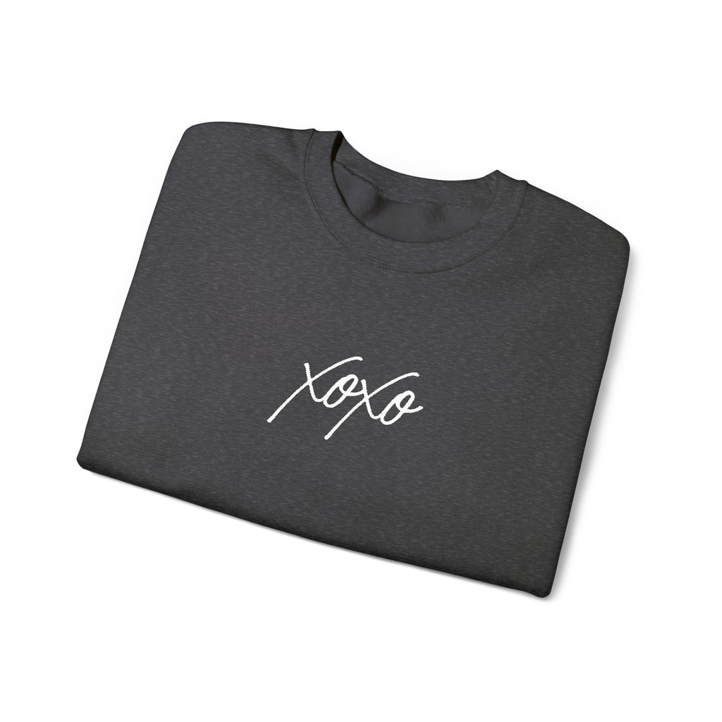 XOXO Embroidery Script Sweatshirt