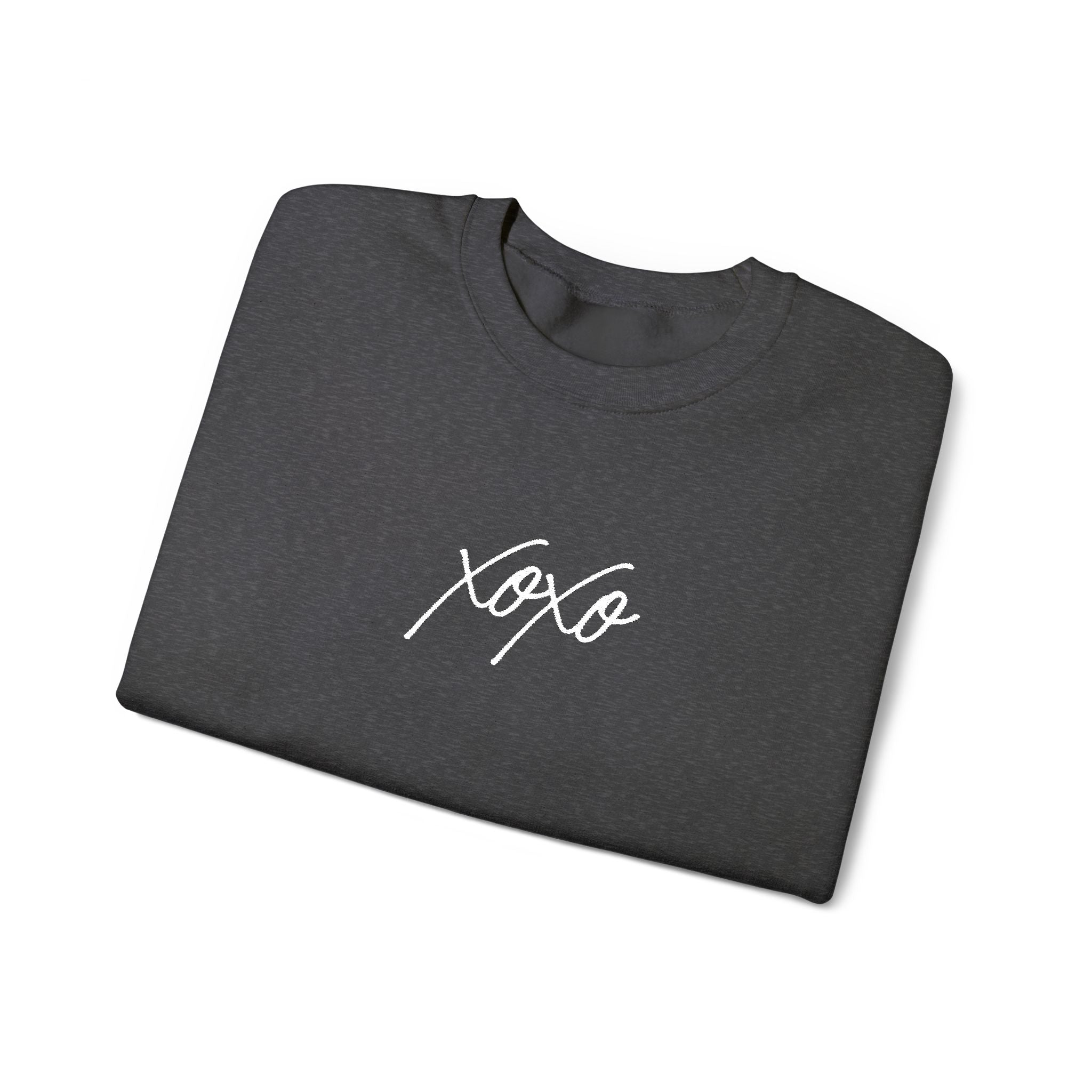 XOXO Embroidery Script Sweatshirt