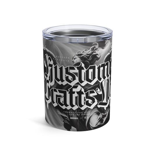 Kustom Crafts LLC 10oz Tumbler - Unique Gift for Creatives, Travel Mug, Personalized Drinkware, Artistic Coffee Cup, Ideal for Celebrations