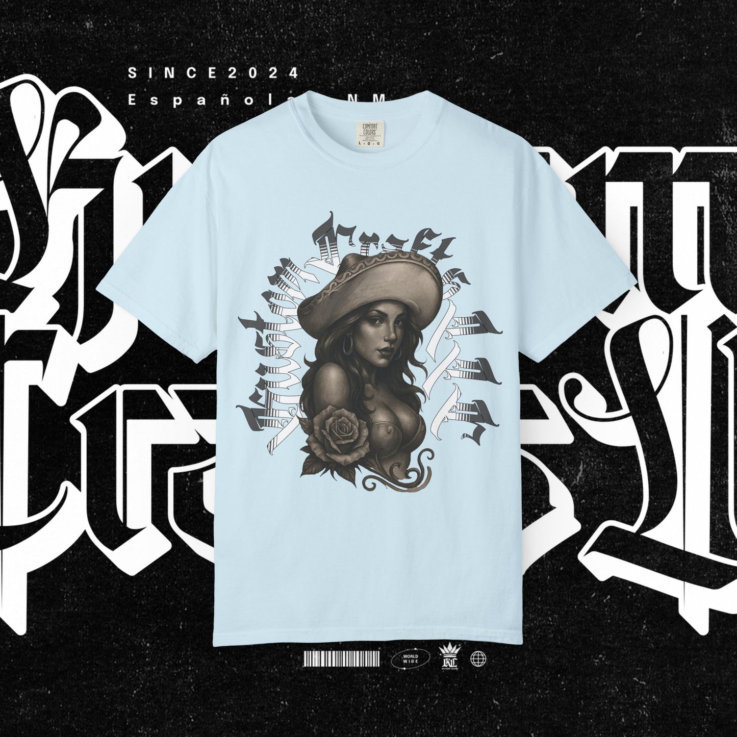 Senora Street T-shirt, Unisex Tee, Custom Graphic Shirt, Distressed Vintage Tee, Hipster Fashion Top