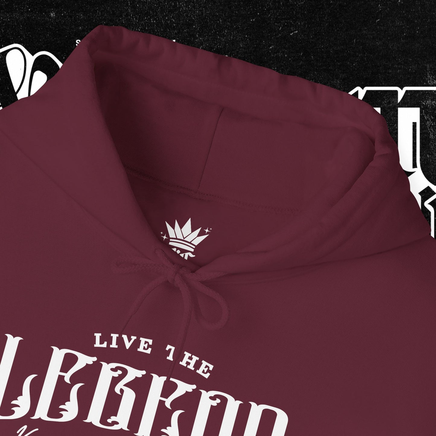 Live the Legend | Cozy Unisex Hoodie for Any Occasion, Gift for Friends, Streetwear Style