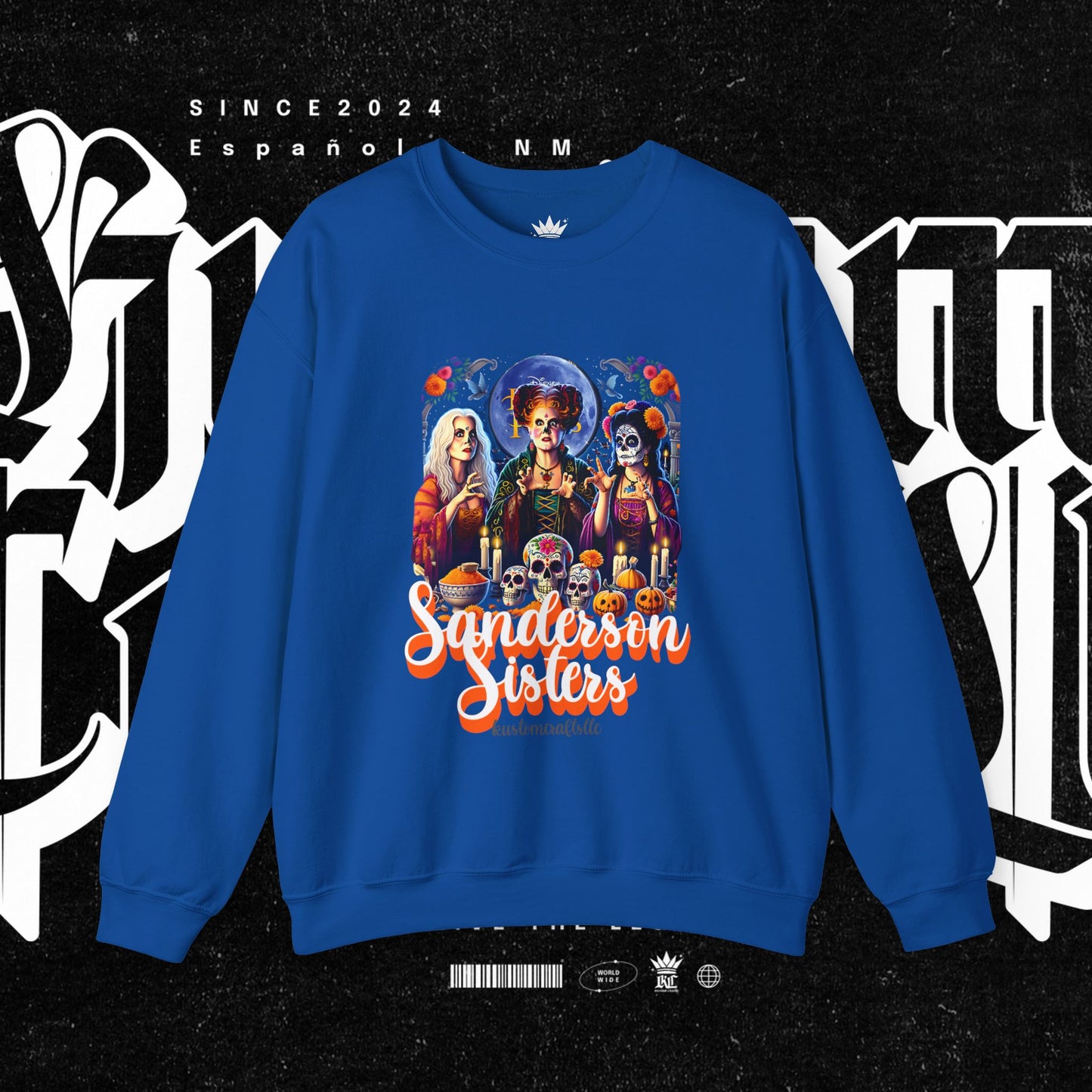Sanderson Sisters Crewneck Sweatshirt, Halloween Sweatshirt, Casual Fall Fashion, Unisex Sweater, Art Print Sweatshirt