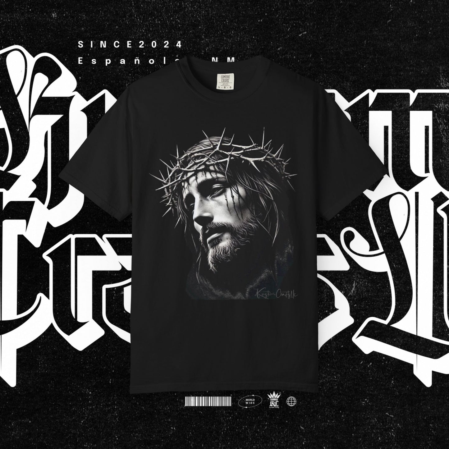Christ Crown of Thorns T-shirt, Religious Tee, Unisex Spiritual Apparel, Christian Gift, Inspirational Wear