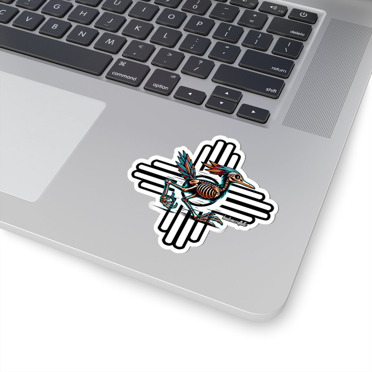 NM Road Runner Zia Symbol Southwest Vinyl Stickers, New Mexico Wildlife Decals, Car Laptop Water Bottle Sticker, Kustom Crafts LLC
